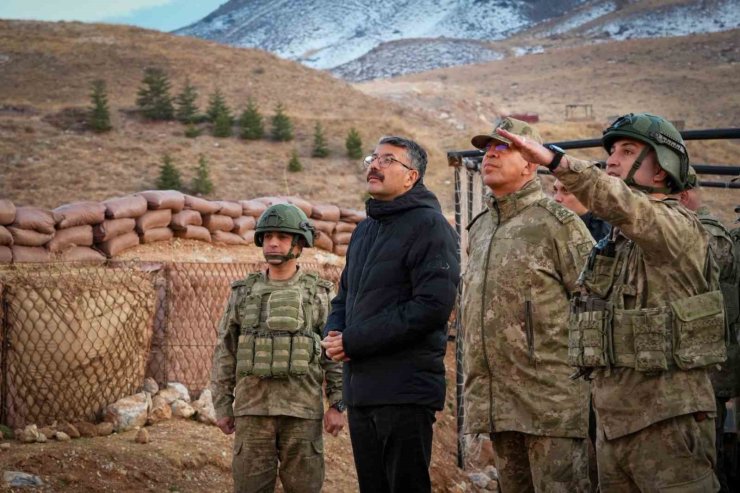 Aktütün Karakolu’na üst düzey ziyaret