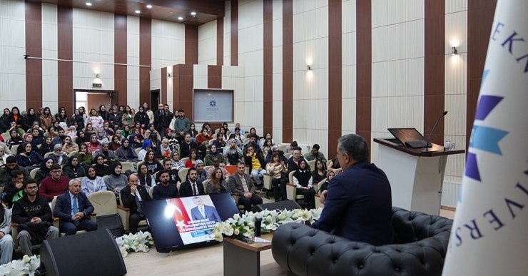 Erzurum Valisi Mustafa Çiftçi, Erzurum Teknik Üniversitesi öğrencileri ile buluştu