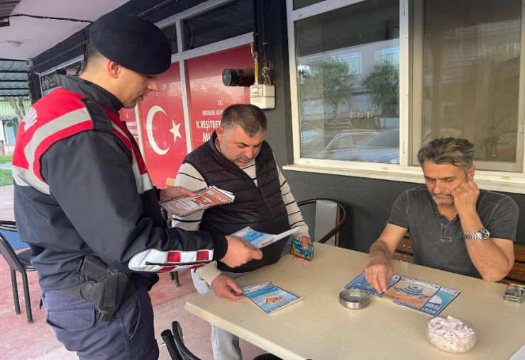 Jandarma dolandırıcılığa karşı sahada: Vatandaş tek tek bilgilendirildi