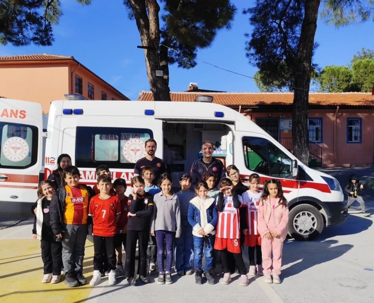 Yatağan’da öğrencilere acil sağlık hizmetleri tanıtıldı