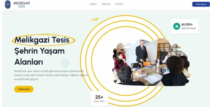 Melikgazi’de tüm sosyal tesisler tek bir dijital platformda toplandı