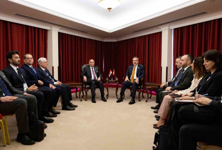 Dışişleri Bakanı Fidan, Iraklı mevkidaşı Hüseyin ile görüştü