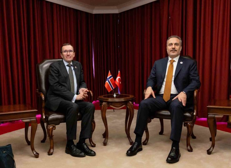 Dışişleri Bakanı Fidan, Norveçli mevkidaşı Eide ile görüştü