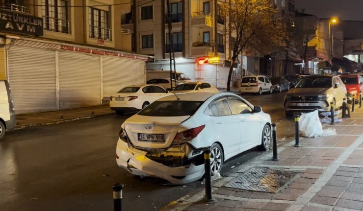 Esenyurt’ta hafif ticari aracın çarptığı adam yaralandı: O anlar kamerada