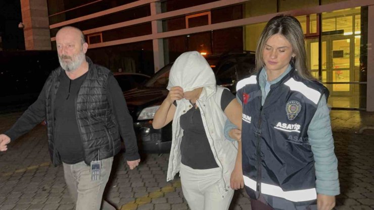Girdiği evden altın ve para çalan kadın tutuklandı