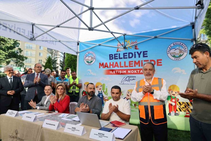 Mahalle Mahalle Talas’ta hizmet yolculuğu tamamlandı