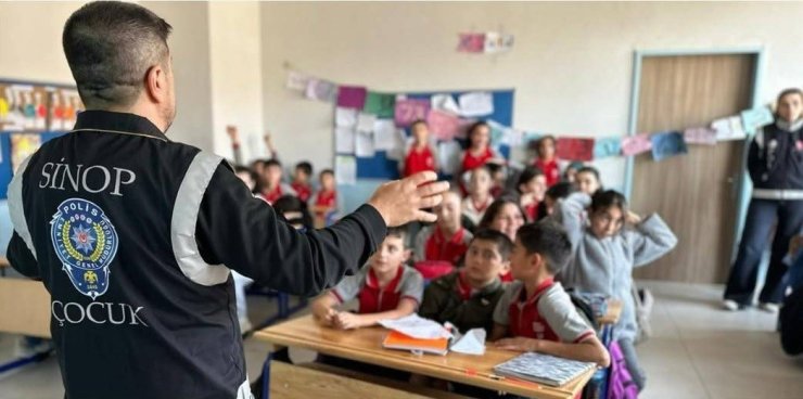 Sinop’ta öğrencilere ’güvenlik’ dersi