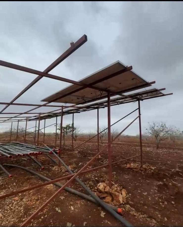 Şanlıurfa’da hırsızlar sisli havada güneş enerjisi panellerine dadandı