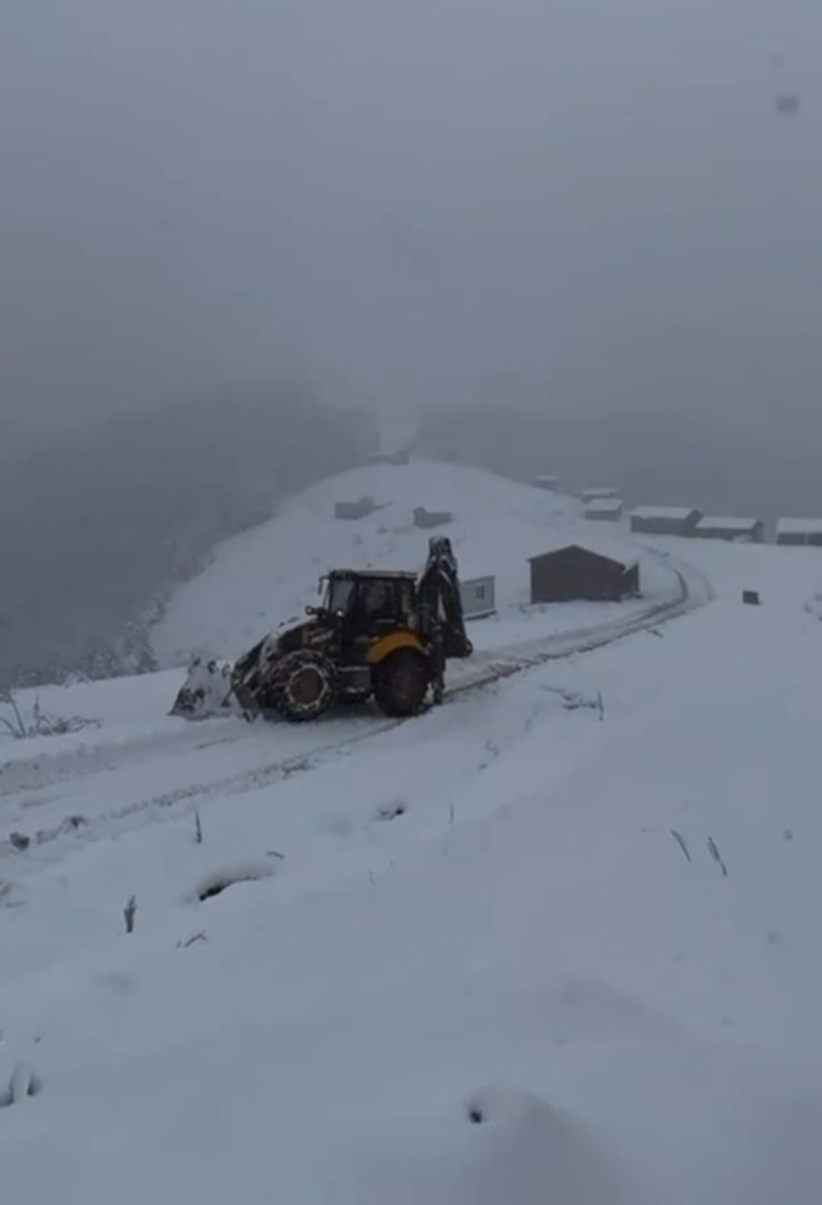 Kastamonu’da kar yağışı etkili oldu