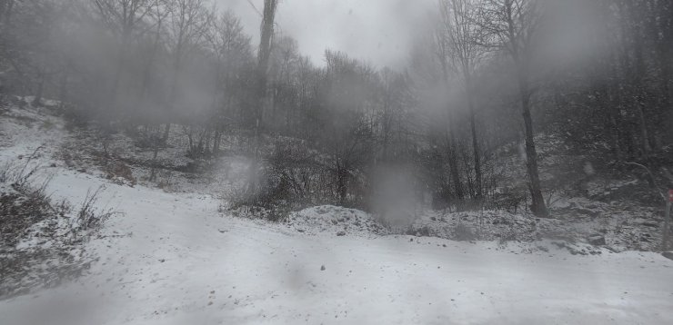 Tokat’ta kesimlerinde kar yağışı etkili oldu