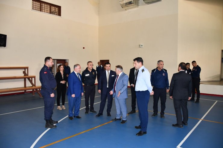 Anamur Ceza İnfaz Kurumlarında üretim, rehabilitasyon ve sosyal yaşam yerinde incelendi