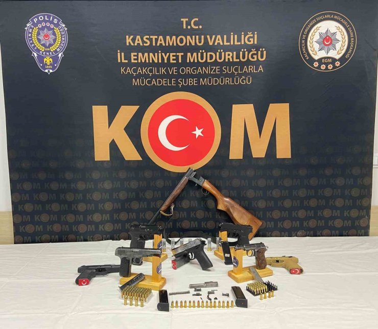 Kastamonu’da kaçak silah operasyonu: 1 tutuklama