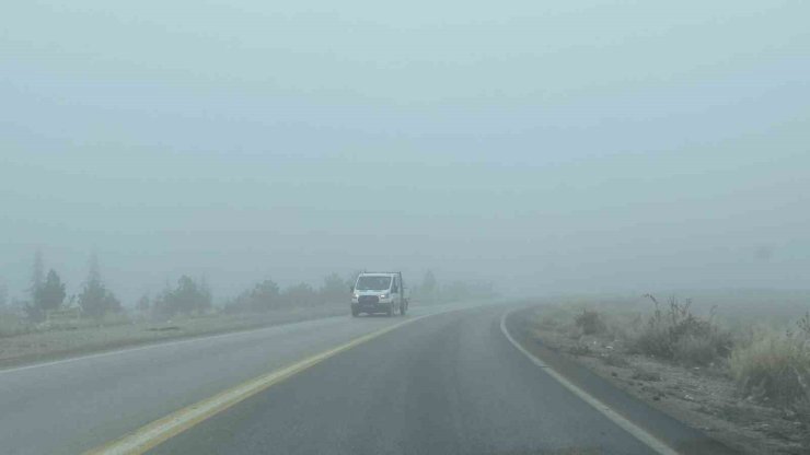 Çorum’da sis etkili oldu