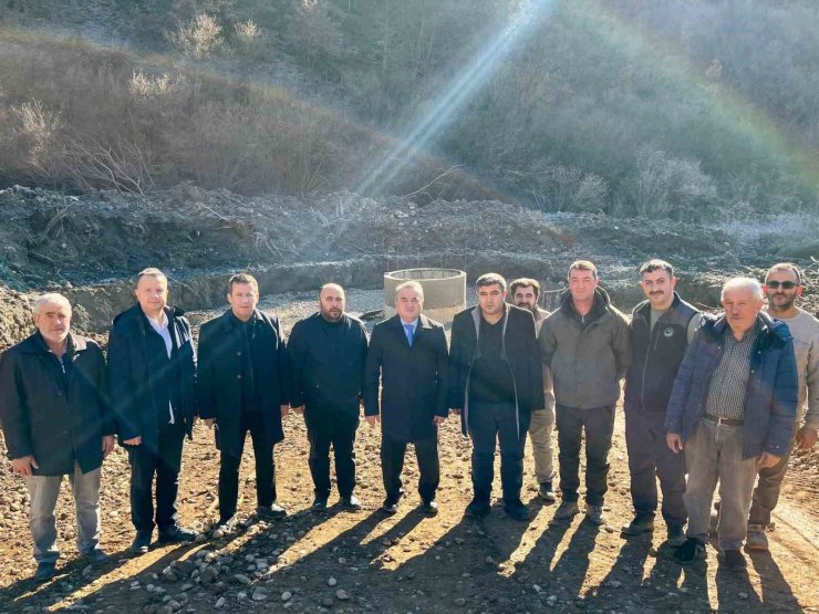 Bozüyük’te köy yatırımları yerinde incelendi