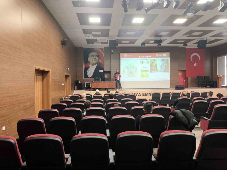 Kütahya emniyet personeline hayvan sevkleri ve yol kontrolleri eğitimi