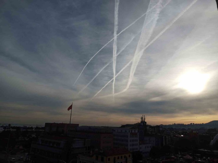 Samsun semalarında dikkat çeken manzara