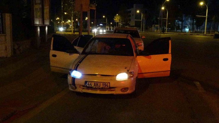 Malatya’da "dur" ihtarına uymayan sürücü gözaltına alındı