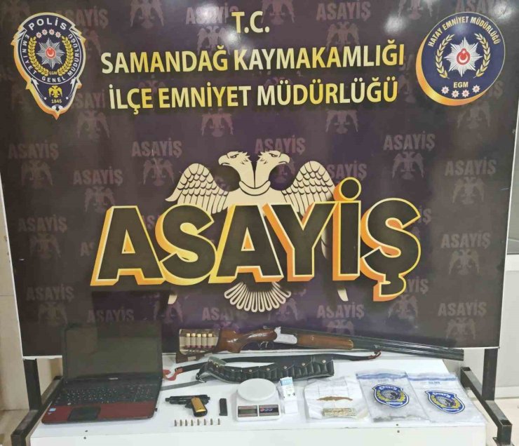 Samandağ’da asayiş operasyonu; 1 tutuklama