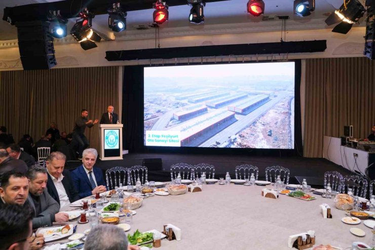 Yeşilyurt Sanayi Sitesi’nde kuralar çekildi, başkanlar yeni konut ve işyerlerine destek sözü verdi