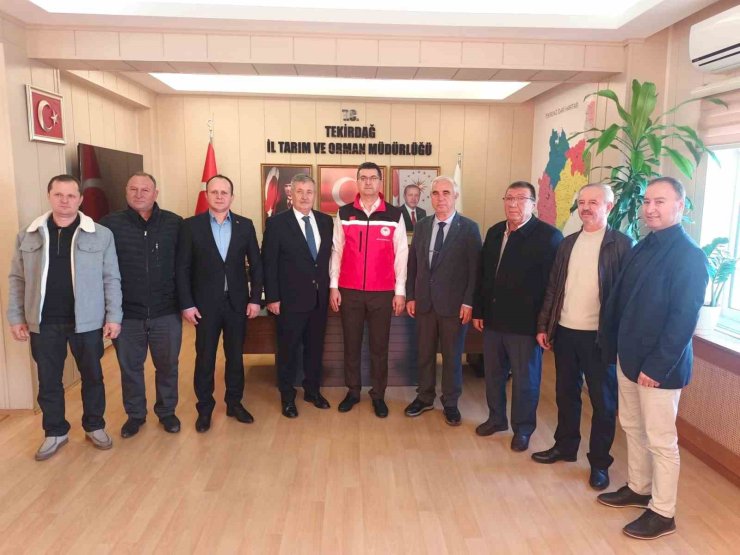 Tekirdağ’da tarımsal örgütlere birinci derece belge