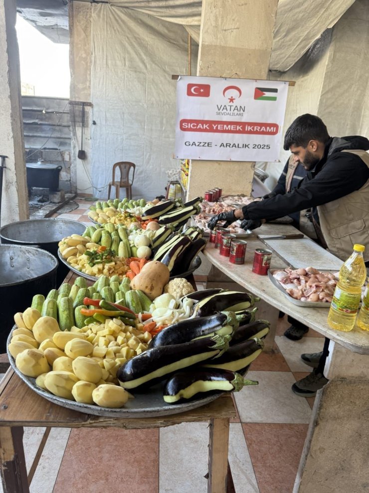 Vatan Sevdalıları Vakfı’ndan Gazze’ye yardım eli