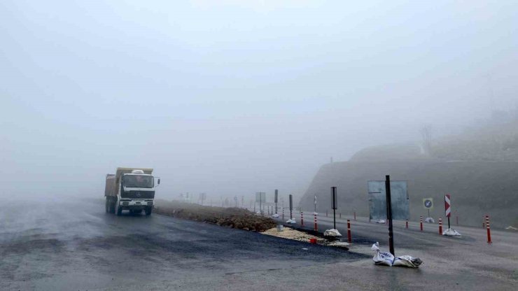 Çorum’da yoğun sis etkili oldu
