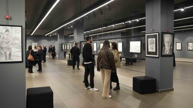 Şehitkamil’de ’104 eserle 104. Yıl Sergisi’ açıldı