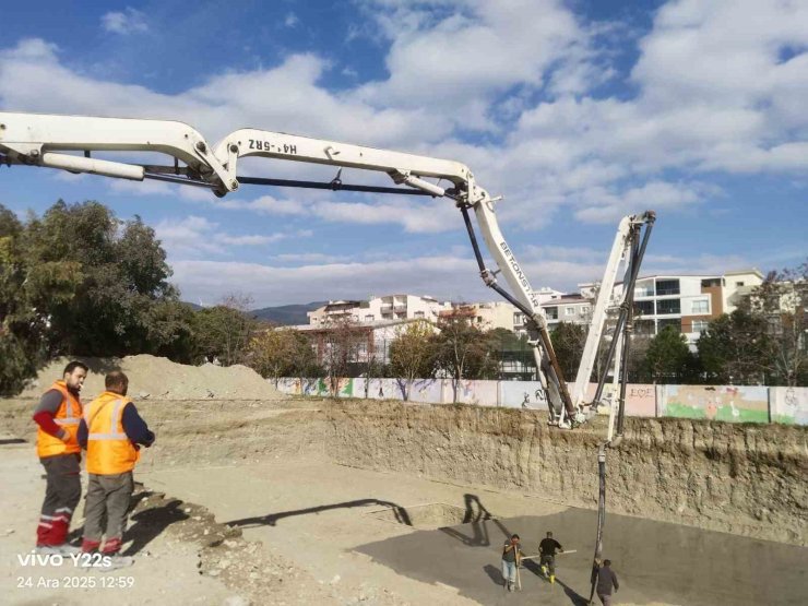 Söke’de Atatürk Ortaokulu’nun temeli atıldı