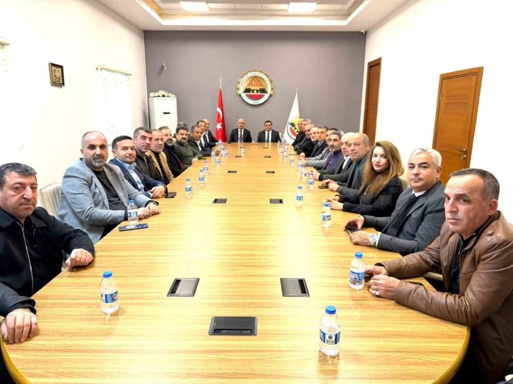 Diyarbakır Emniyet Müdürü Gökduman, DESOB Başkanı Ebedinoğlu ile bir araya geldi