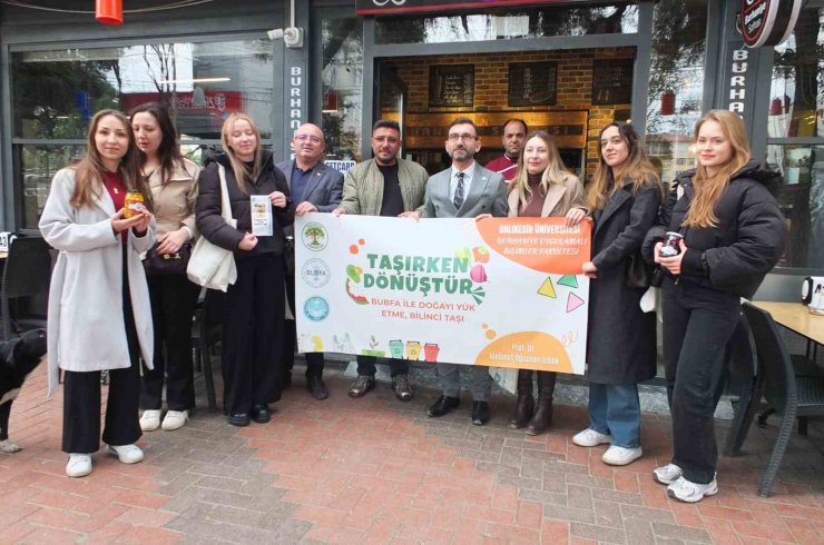 Balıkesir’de üniversiteliler sıfır atık projesi başlattı