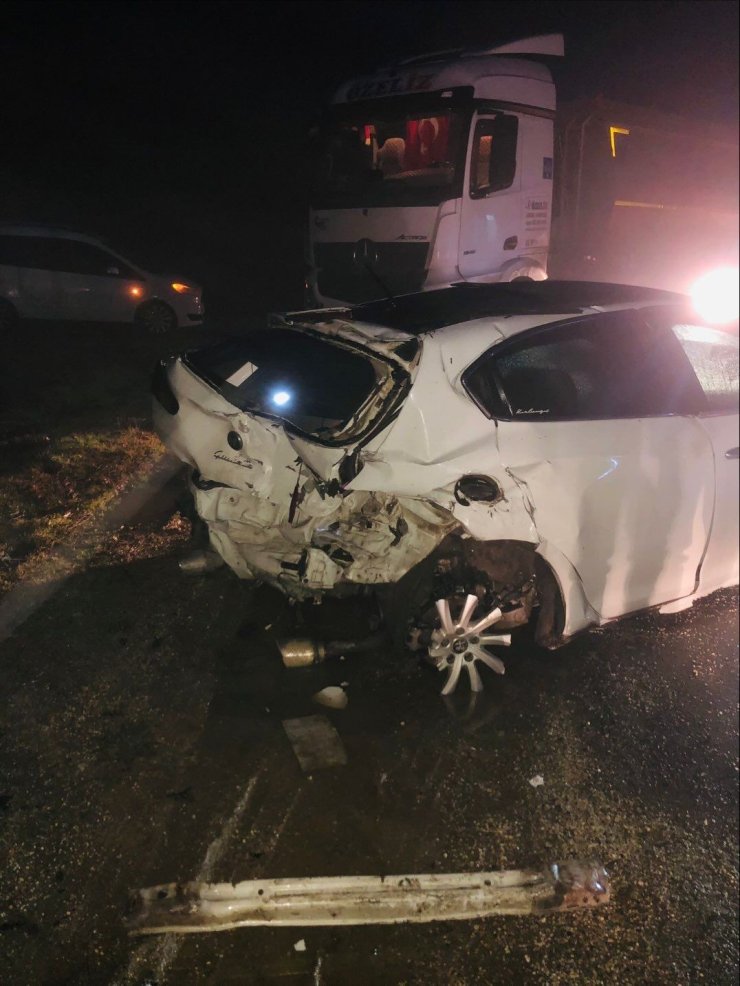 Bilecik’te yağış kazayı beraberinde getirdi