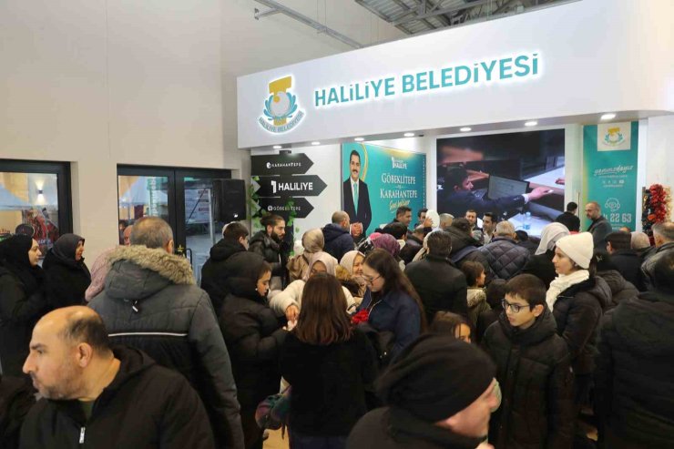 Haliliye Belediyesi standına büyük ilgi