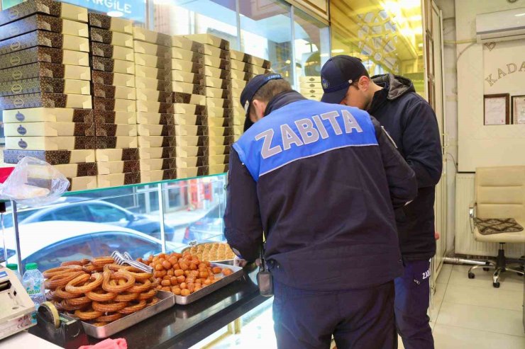 Elazığ’da zabıta ekiplerinden yılbaşı öncesi denetim