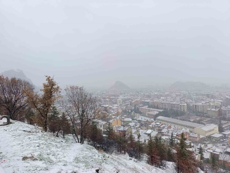 Afyonkarahisar’da kar yağışı etkili oldu