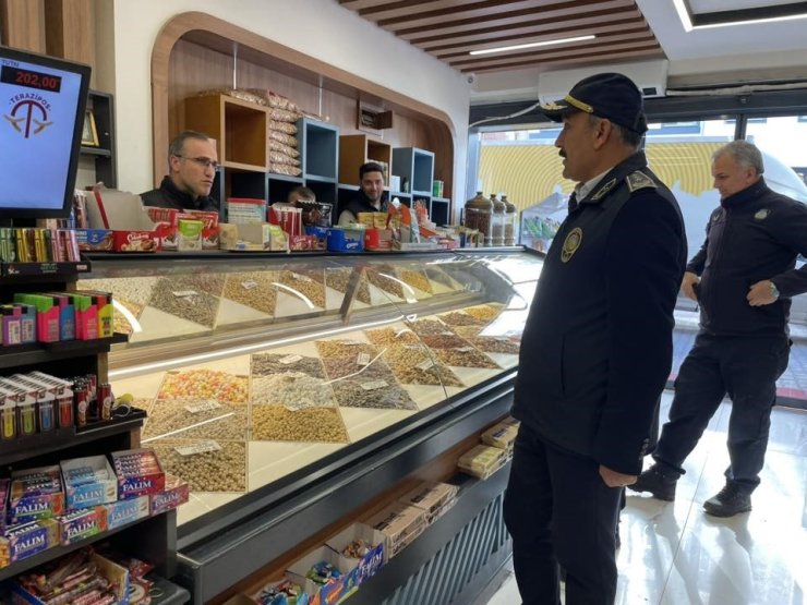 Zabıta ekiplerinden yılbaşı öncesi denetim