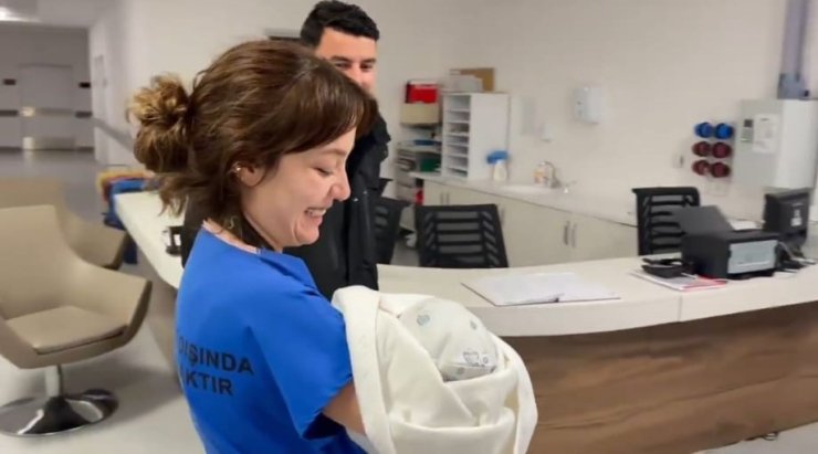 Sinop’ta yeni yılın ilk bebeği