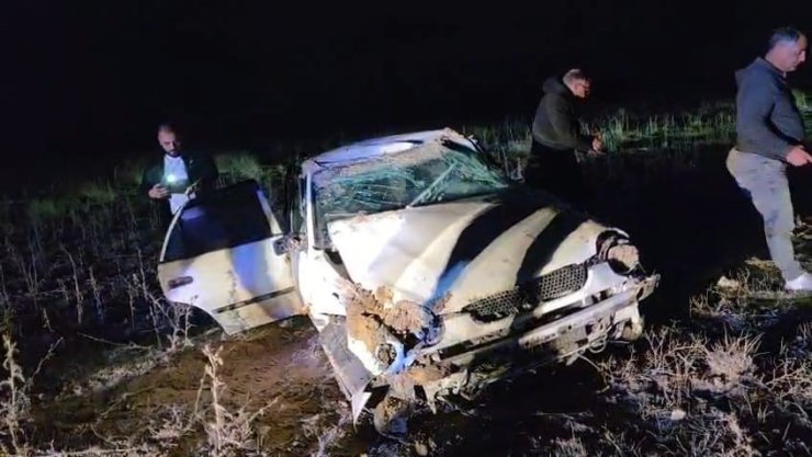 Aksaray’da kontrolden çıkan otomobil takla attı: 3 yaralı