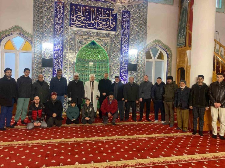 Evliya Çelebi Camii’nde sabah namazı buluşması gerçekleştirildi
