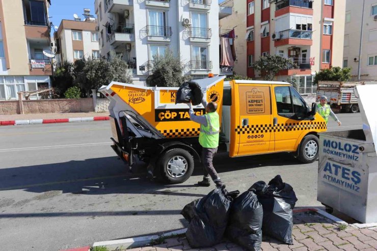 Kepez’den 2025’te, 248 bin 403 ton çöp toplandı