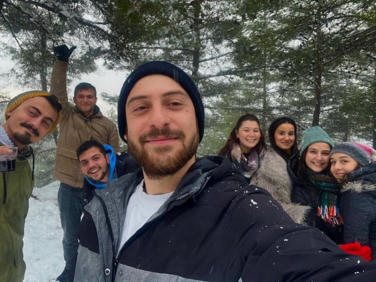 Muğla’da vatandaşlar karın keyfini çıkarttı