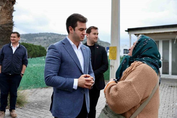 Başkan Mandalinci saha ziyaretlerine devam ediyor