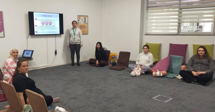 Nazilli’de gebe okulunda eğitimler sürüyor