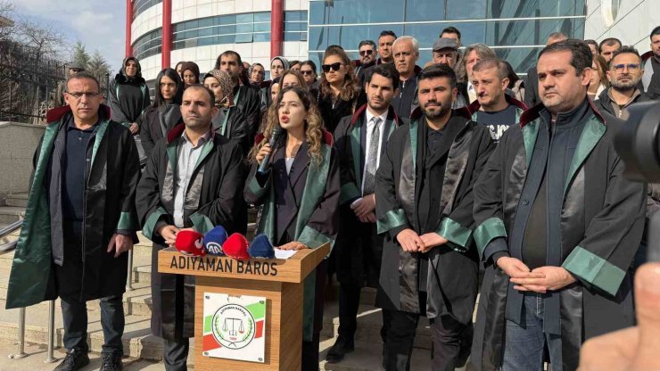 Adıyaman Barosu’ndan avukatlara yönelik saldırılara karşı açıklama