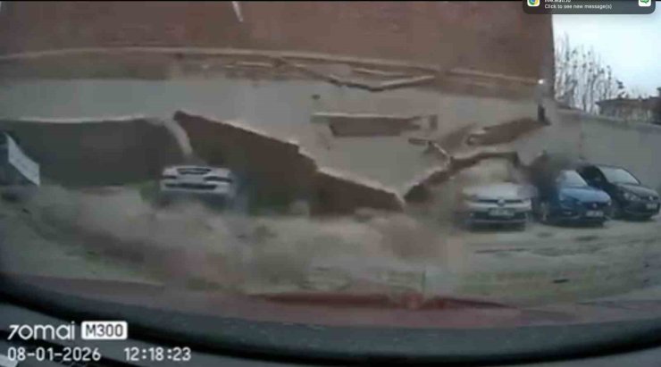 Otoparkta yaşanan facianın görüntüleri ortaya çıktı