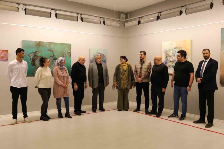 Ressam Cenk Mısırlıoğlu, SANKO Sanat Galerisi’nde sergi açtı