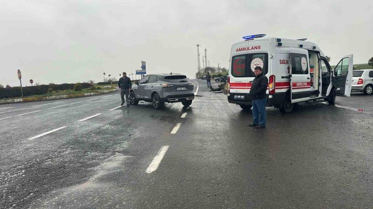 Muratlı ilçesinde trafik kazası: 1 yaralı