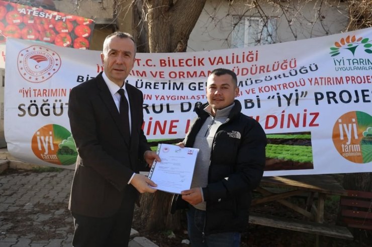 Bilecik’te "Marul Daha Bi’ İyi" Projesi ile üretim tescillendi