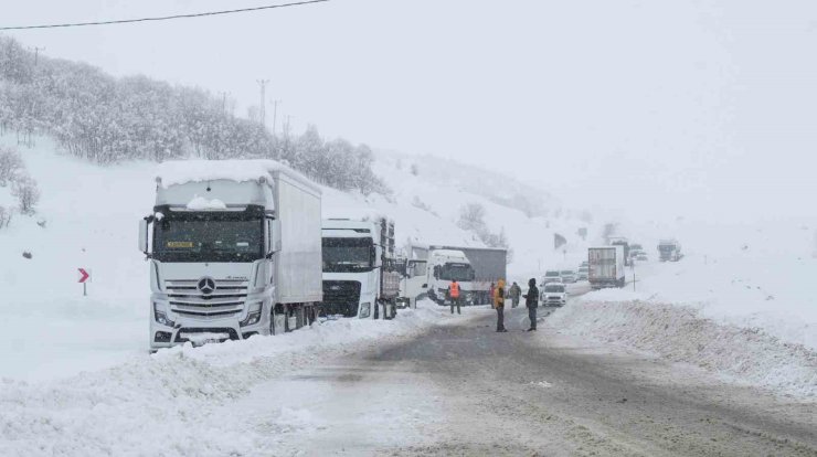 Muş-Bingöl kara yolunda kar engeli: 60 araç ve 140 kişi kurtarıldı