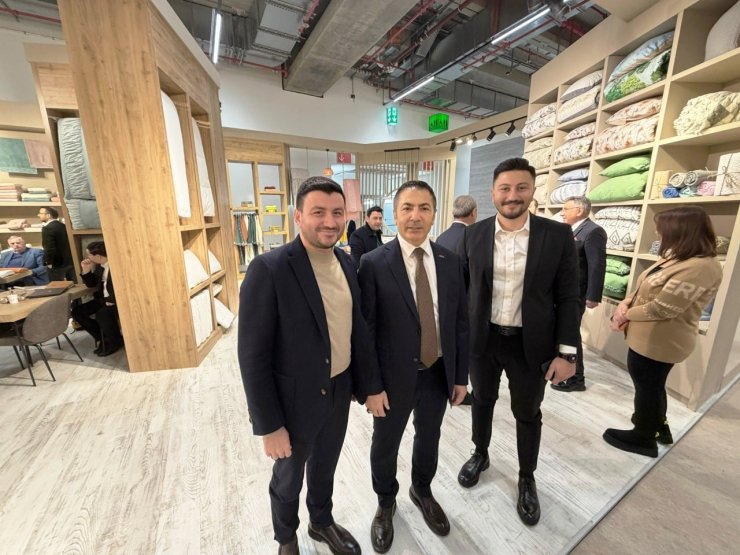DTO Başkanı Erdoğan, 2026 Heimtextil Fuarında Denizlili firmaları yalnız bırakmadı