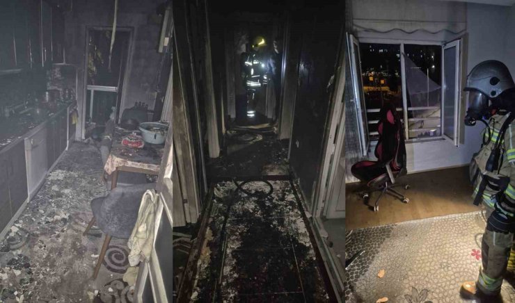 Bursa İtfaiyesi’nden yangına hızlı müdahale